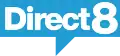 Ancien logo de Direct 8 du 1er juillet 2007 au 1er septembre 2008.