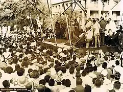 Discours de Valdiodio N'diaye à la Place Protêt le 26 août 1958