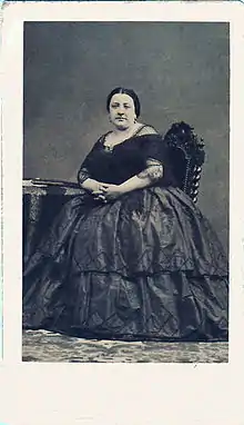 Marietta Alboni,autre carte de visite d'André Adolphe Eugène Disdéri.
