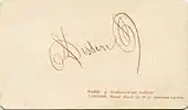 signature d'Eugène Disdéri