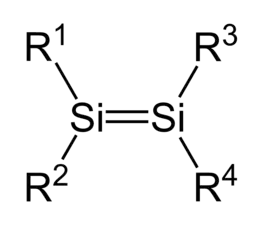 Structure générale des disilènes.