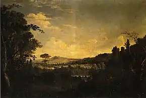 Distant View of Mount Soracte, near Rome, 1847