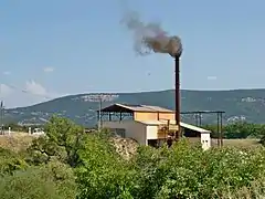 Distillerie de lavande en activité au Rocher d'Ongles