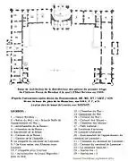 Distribution du premier étage du Château-Vieux à la mort de Servien, 1659.