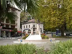 Fontaine du casino.