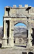 Vue ouest de l'Arc de Caracalla