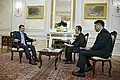 Interview du président Dmitri Medvedev en direct de Moscou.