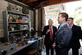 Visite du Président Russe Dmitri Medvedev, en 2010