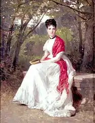 Portrait de son épouse, Teresa Vergara.