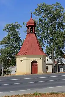 Chapelle à Šlovice.