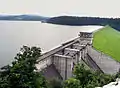 Zbiornik Dobczycki - Le barrage hydroélectrique de Dobczyce.