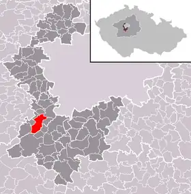 Localisation de Dobřichovice
