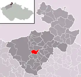 Localisation de Dobrná