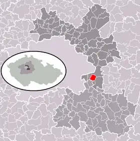 Localisation de Dobročovice
