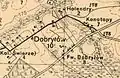 Dobryłów sur la carte de l'Institut géographique militaire de 1931.