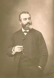 Son père, le Dr Adrien Proust, vers 1890.