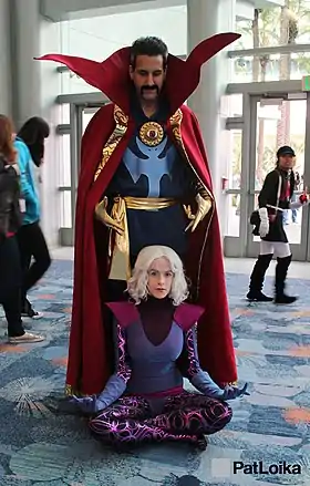 Cosplay du Docteur Strange et de Cléa.