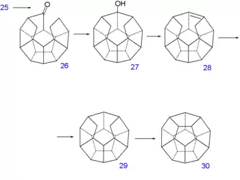 Dodecahedrane synthesis part VI