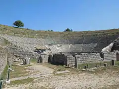 Le théâtre du sanctuaire de Dodone, Épire.