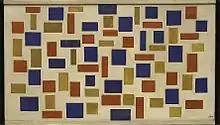 Composition XI, de Theo van Doesburg.La peinture en 1918 sur Commons