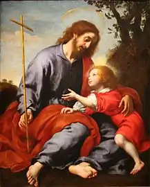 Carlo DolciJésus prenant la croix de saint Joseph
