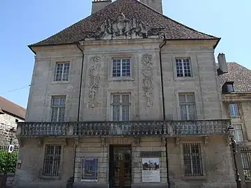 Musée des Beaux Arts de Dole, ancien pavillon des officiers, Dole.