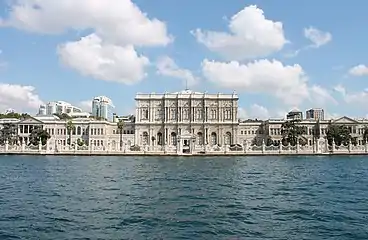 Le palais de Dolmabahçe.