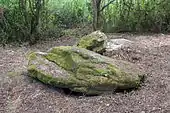 Le dolmen de la butte de Gorzeaux.