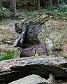 Le dolmen de Corn-er-Houët.