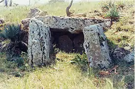 Dolmen de Monte Bubbonía en Sicile