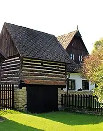 Vieille maison à Václavky.