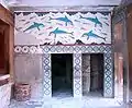 Knossos, mural reconstitué actuellement