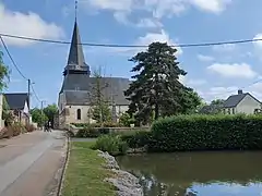 La mare et l'église