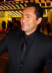 Les acteurs principaux Jude Law, Demián Bichir et Emilia Clarke à la première du film au Toronto International Film Festival 2013.