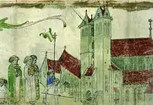 La cathédrale de Sankt Pölten en 1400