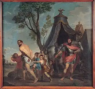 Le maître de «Falerii» de Domenico Corvi.