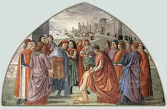 Renonciation aux biens (1485)Santa Trinita, Florence