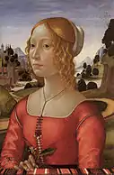 Domenico Ghirlandaio - 1490Portrait de dame.