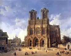 La Cathédrale de Reims (France).