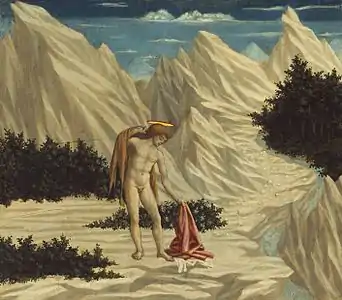 Jean le Baptiste dans le désert.