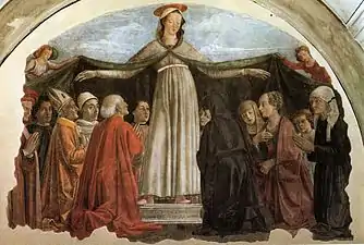 Vierge de Miséricorde (1472)Église Ognissanti, Florence