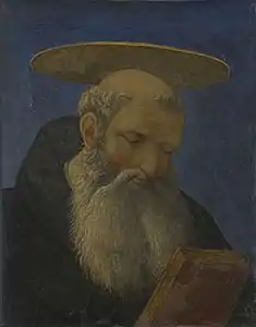 Saint avec barbe