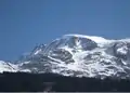 Les dômes en hiver, vus depuis Les Contamines-Montjoie.