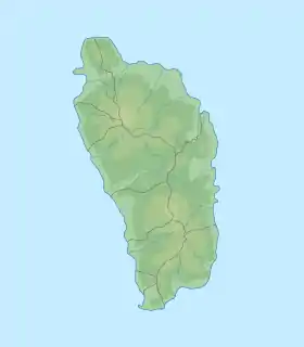 Voir sur la carte topographique de la Dominique