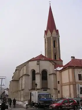 église des dominicains, le plus ancien bâtiment conservé de la ville.
