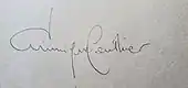 signature de Dominique Gauthier (peintre)