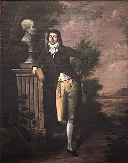 Dominique-Joseph Garat-Cadet, délégué du biltzar aux États généraux de 1789, peint à Sarrebruck en 1794 par Johann Friedrich Dryander.