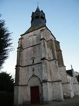 Façade de l'église.