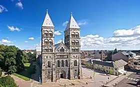 La cathédrale Saint-Laurent de Lund.