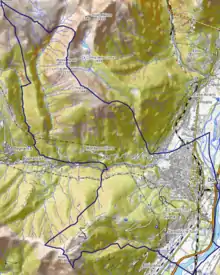 Carte topographique